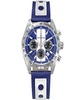 Women's Jordan Chronograph Multifunctional Cobra Blue Leather Strap Watch, 40mm