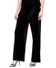 Women's Velvet Straight-Leg Pull-On Pants