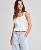 Women's Wide-Strap Ruffle-Trim Top, Exclusively at Macy's