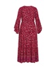 Plus Size Belle Wrap Maxi Dress
