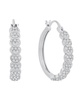 Crystal Circle Hoop Earring
