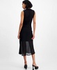Women's Sleeveless Asymmetric Drape-Neck Top & Chiffon Pull-On Midi Skirt, Created for Macy's