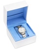 Women's Elise Swiss Tri-Time Stainless Steel Bracelet Watch 33mm