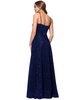 Women's Sequined Plunge-Neck Sleeveless Gown