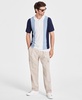 Men's Colorblocked Polo Sweater, Created for Macy's