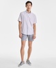 Men's Short Sleeve Diamond Print Button-Front Performance Shirt, Exclusively at Macy's