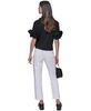 Women's 3D Floral-Sleeve Top