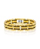 Stainless Steel Textured Link Bracelet