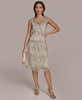 Women's Sequin Embellished Mesh Sleeveless Top