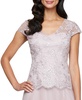 Women's Embroidered-Chiffon Tulle-Skirt Gown