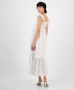 Women's Empire-Waist Crochet-Trim Maxi Dress, Exclusively at Macy's