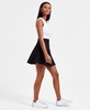 Women's Seamed-Yoke Flare Skirt, Exclusively at Macy's