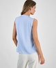 Women's Split-Neck Sleeveless Blouse, Exclusively at Macy's