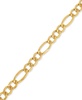 Men's Figaro Chain Bracelet in 10k Gold