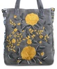 Women's Flora Soul Hand-Embroidery Tote Bag
