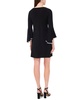 Women's Metallic-Trim Bell Sleeve Shift Dress