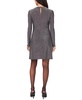 Women's Metallic Long-Sleeve Sheath Dress