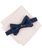 Men's Brackley Floral Bow Tie & Pocket Square Set, Exclusively at Macy's