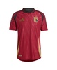 Men's Burgundy Belgium National Team 2024 Home Authentic Jersey