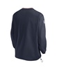 Men's Navy Chicago Bears Sideline Pullover Wind Shirt
