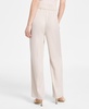 Women's High-Rise Wide-Leg Satin Pants, Exclusively at Macy's