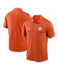 Men's Orange Clemson Tigers 2024 Early Season Coaches Sideline Performance Polo