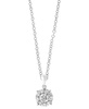 EFFY® Diamond Halo 18" Pendant Necklace (1/2 ct. t.w.) in 14k White Gold