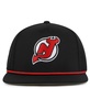 Men's Black New Jersey Devils Buxton Pro Tech Adjustable Hat