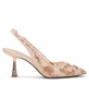 Nikki Embroidered Slingback Evening Pumps