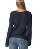 Womens Drop Shoulder Light Knit Sweater