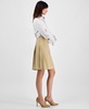 Women's Pleated Knee-Length Skirt