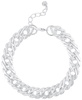 High Polished Moveable Link Bracelet in Fine Silver Plated