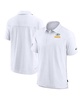 Men's White Bay Packers Sideline Lockup Performance Polo
