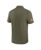 Men's Olive Michigan Wolverines 2024 Military Appreciation Tour Performance Polo