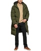 Men's Quilted Extra Long Parka Jacket