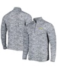 Men's Gray Los Angeles Chargers Brigade Quarter-Zip Sweatshirt