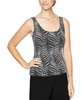 Women's Abstract-Print 3/4-Sleeve Jacket & Tank Top