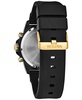 Men's Chronograph Marine Star Black Silicone Strap Watch 44mm 98B278