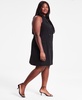 Trendy Plus Size Halter Sleeveless Blazer Dress, Exclusively at Macy's 