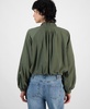 Women's Long-Sleeve Bubble-Hem Cargo Jacket, Exclusively at Macy's