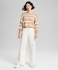 Women's Studded Wide-Leg Jeans, Exclusively at Macy's
