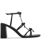 Lovely Bow Strappy Block-Heel Dress Sandals