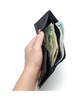 RFID Mens Wallet Deluxe Capacity Trifold With Divided Bill Section