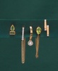 Peridot (3/8 ct. t.w.) & Green Tourmaline (1/3 ct. t.w.) Bezel Stud Earrings in Gold Vermeil (Also available in Morganite & Pink Topaz) Created for Macy's