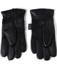 Mens Gloves Dressy Genuine Leather Warm Thermal Lined Wrist Strap
