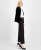Women's Solid-Color Split-Hem Wide-Leg Pants