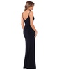 Women's Sequin Embellished Front-Slit Gown