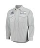 Men's Gray Bronco Reynolds Corduroy Button-Up Long Sleeve Shirt