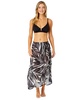 Women's Printed O-Ring Sarong Cover-Up