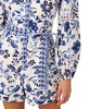 Women's Cotton Printed Long-Sleeve Romper